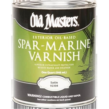Old Masters 92304 Satin Spar Marine Varnish - 1 Quart OL327342